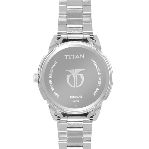 Đồng hồ TITAN 43 mm Nam 1585SM05 Màu Bạc