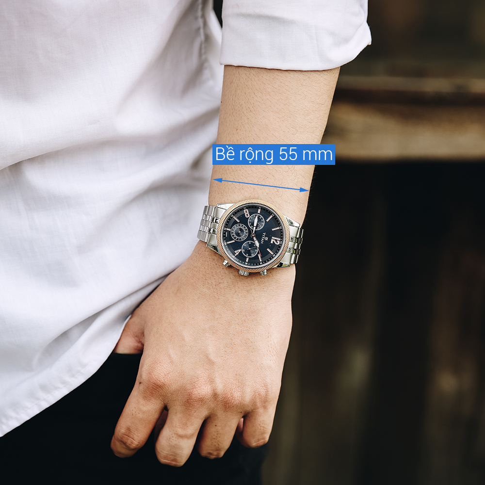 Đồng hồ TITAN 43 mm Nam 1734KM01