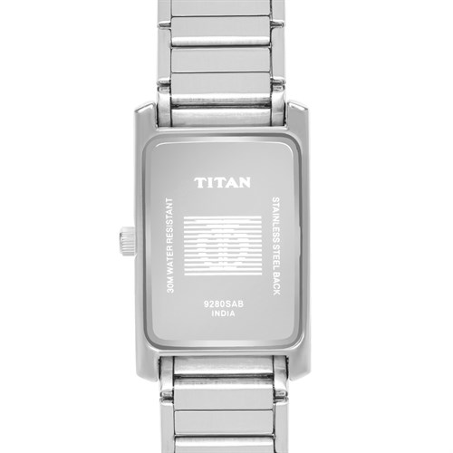 Đồng hồ TITAN 30 mm Nam 9280SM02 Màu Bạc