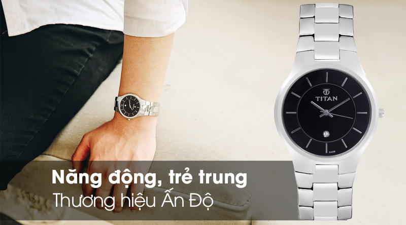 Đồng hồ Nam Titan 9384SM02 thiết kế trẻ trung, hiện đại Đồng hồ Nam Titan 9384SM02 thiết kế trẻ trung, hiện đại