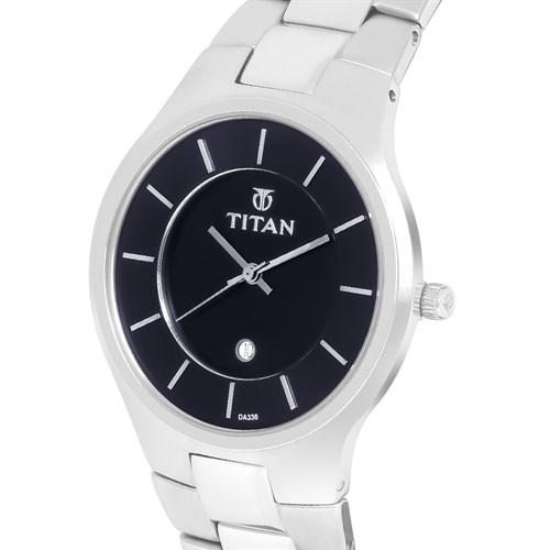 Đồng hồ TITAN 37 mm Nam 9384SM02 Màu Bạc