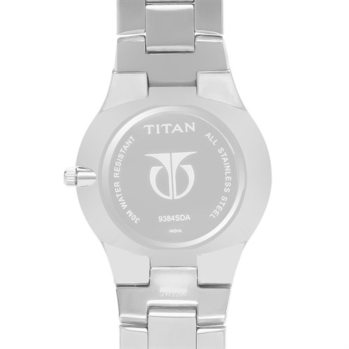 Đồng hồ TITAN 37 mm Nam 9384SM02 Màu Bạc