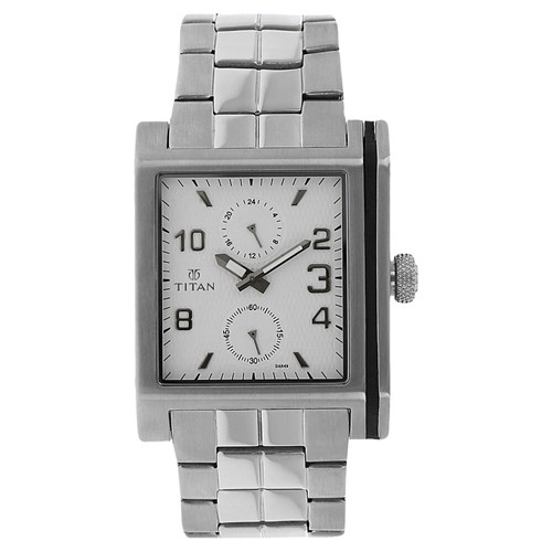Đồng hồ TITAN 54 mm Nam 9410SM01 Màu Bạc