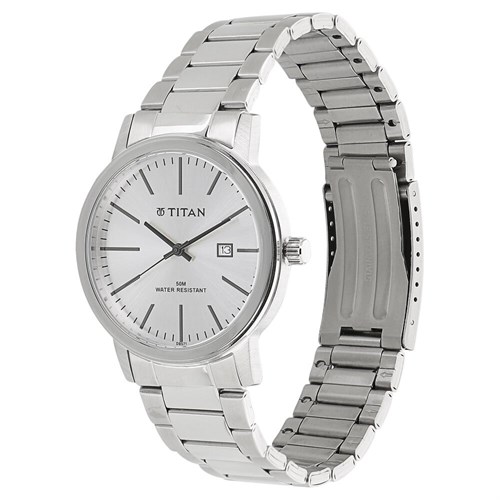Đồng hồ TITAN 40 mm Nam 9440SM02 Màu Bạc