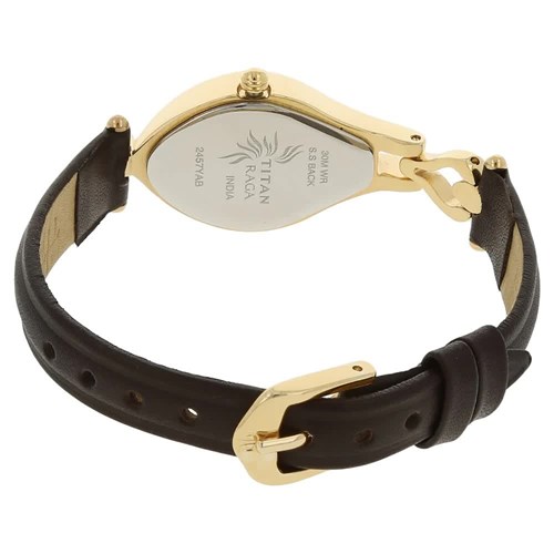 Đồng hồ TITAN 20 mm Nữ 2457YL01 Màu Nâu