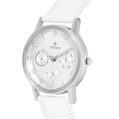 Đồng hồ TITAN 34 mm Nữ 2557SL01 Màu Trắng