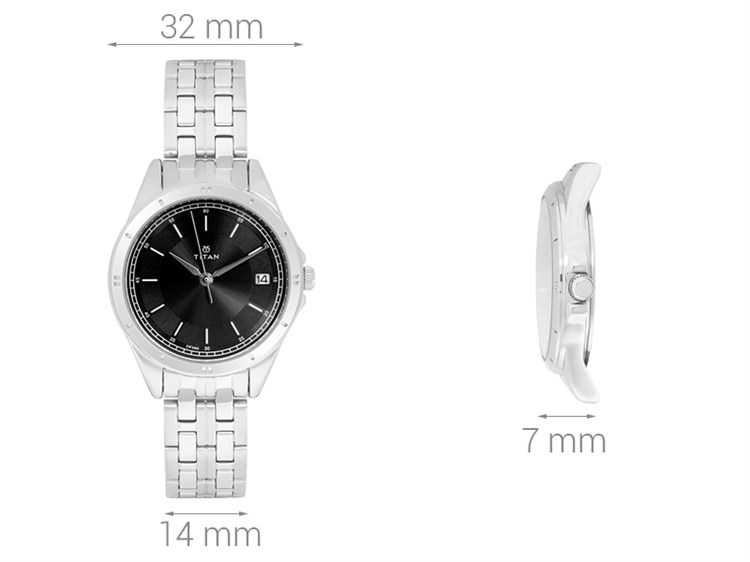 Đồng hồ TITAN 32 mm Nữ 2556SM03 Màu Bạc