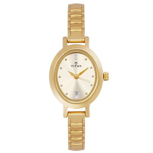Đồng hồ TITAN 22 mm Nữ 2599YM01 Màu Vàng