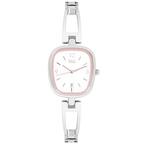 Đồng hồ TITAN Rega Viva 24.5 mm Nữ 2604SM01 Màu Bạc