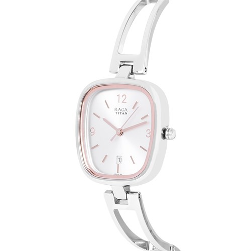 Đồng hồ TITAN Rega Viva 24.5 mm Nữ 2604SM01 Màu Bạc