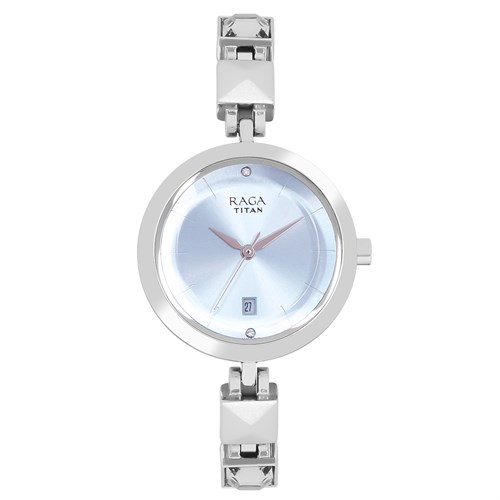 Đồng hồ TITAN 28.2 mm Nữ 2606SM01 Màu Bạc