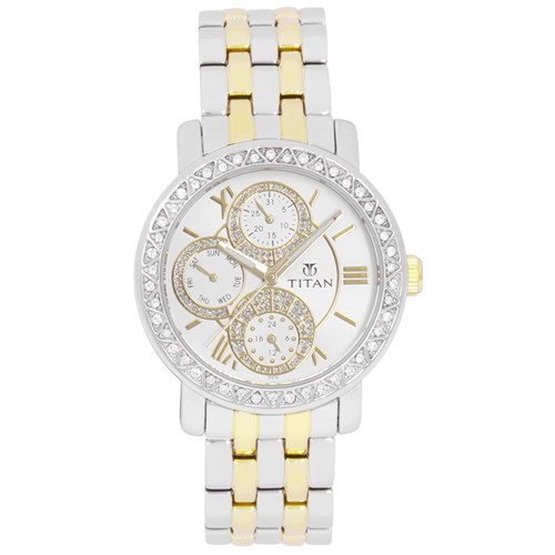 Đồng hồ TITAN 33.2 mm Nữ 9743BM01 Màu Bạc