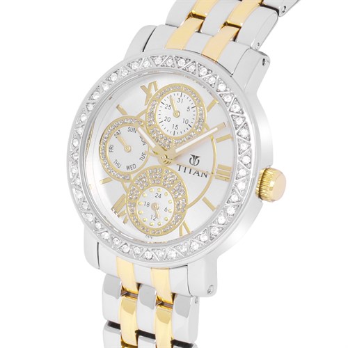 Đồng hồ TITAN 33.2 mm Nữ 9743BM01 Màu Bạc
