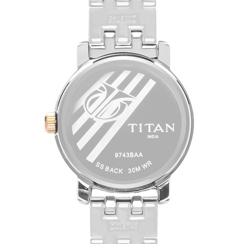 Đồng hồ TITAN 33.2 mm Nữ 9743BM01 Màu Bạc