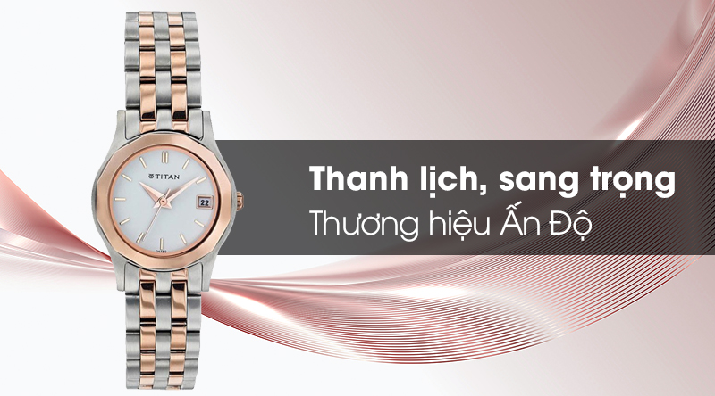 Đồng hồ nữ Titan 9856KM01 có thiết kế trẻ trung Đồng hồ nữ Titan 9856KM01 có thiết kế trẻ trung