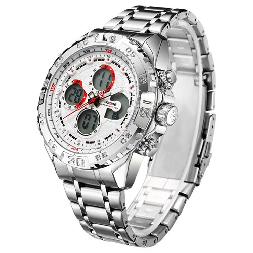 Đồng hồ Nam Weide WH6909-2C Màu Bạc