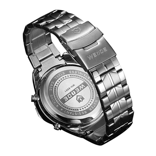 Đồng hồ Nam Weide WH8501-2C Màu Bạc
