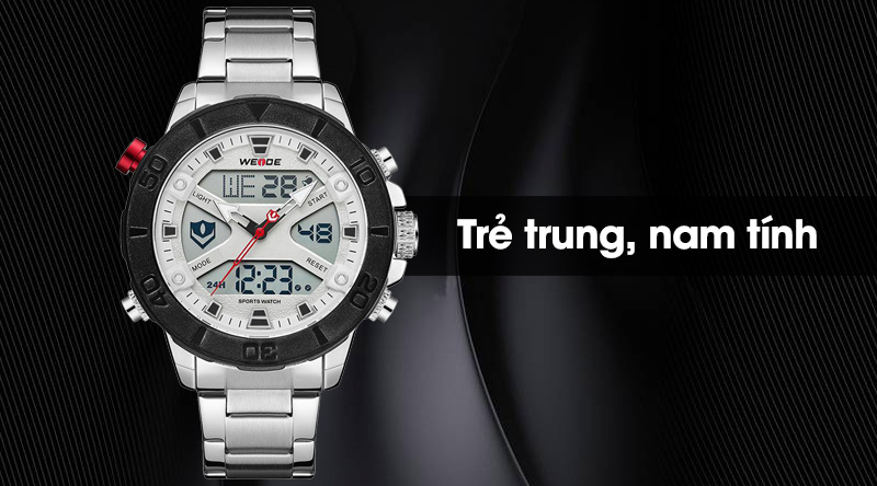 Đồng hồ nam Weide WH8503-2C với thiết kế trẻ trung, nam tính
