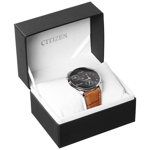 Đồng hồ CITIZEN 44 mm Nam AO3030-08E Màu Nâu