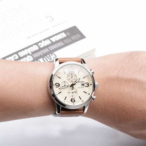 Đồng hồ CITIZEN 43 mm Nam CA0618-18X Màu Nâu