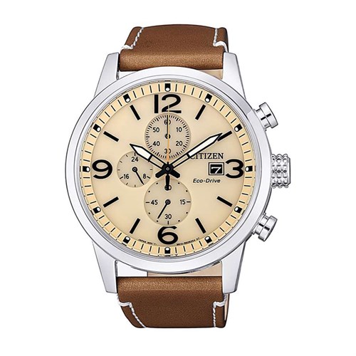 Đồng hồ CITIZEN 43 mm Nam CA0618-18X Màu Nâu