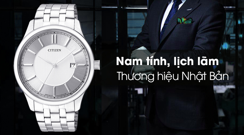 Đồng hồ nam Citizen BI1050-56A với thiết kế mạnh mẽ và nam tính Đồng hồ nam Citizen BI1050-56A với thiết kế mạnh mẽ và nam tính