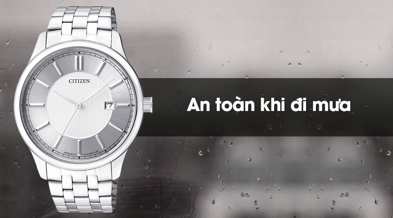 Đồng hồ nam Citizen BI1050-56A có hệ số chống nước 3 ATM Đồng hồ nam Citizen BI1050-56A có hệ số chống nước 3 ATM