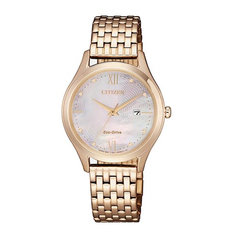 Đồng hồ CITIZEN 30 mm Nữ EW2533-89D Màu Vàng đồng