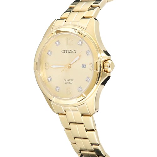 Đồng hồ CITIZEN 32 mm Nữ EU6082-52P Màu Vàng