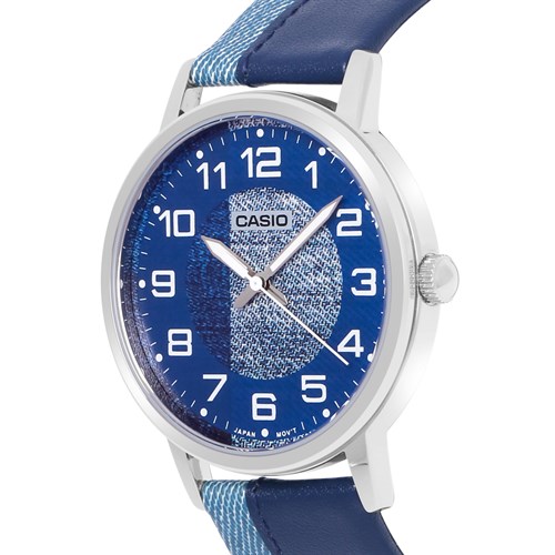 Đồng hồ Nam Casio MTP-E159L-2B1DF Màu Xanh Dương