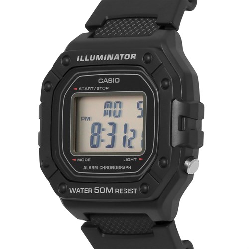 Đồng hồ CASIO 43 mm Nam W-218H-1AVDF Màu Đen