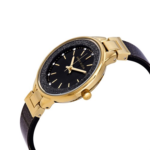 Đồng hồ ANNE KLEIN 36 mm Nữ AK/1408BKBK Màu Đen