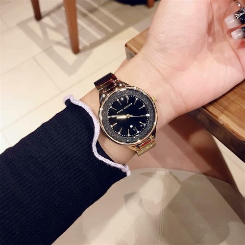 Đồng hồ ANNE KLEIN 36 mm Nữ AK/1408BKBK Màu Đen