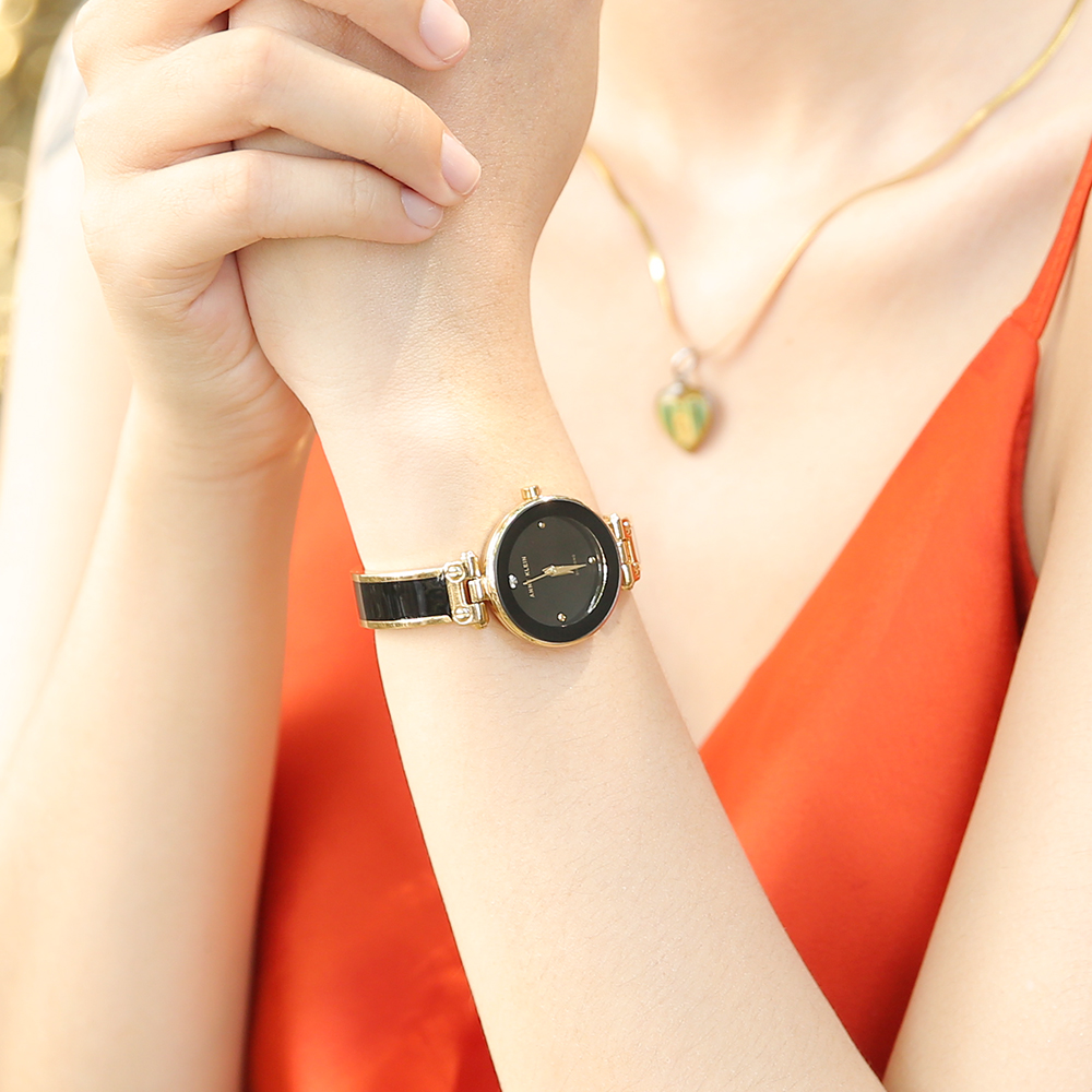 Đồng hồ ANNE KLEIN 28 mm Nữ AK/1980BKGB