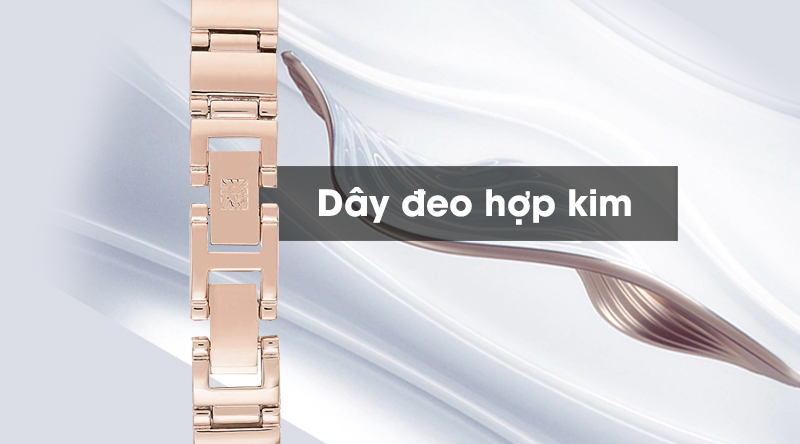 Đồng hồ nữ Anne Klein AK/2434RGRG - Đính kim cương sở hữu dây đeo bền đẹp, hợp thời trang Đồng hồ nữ Anne Klein AK/2434RGRG - Đính kim cương sở hữu dây đeo bền đẹp, hợp thời trang