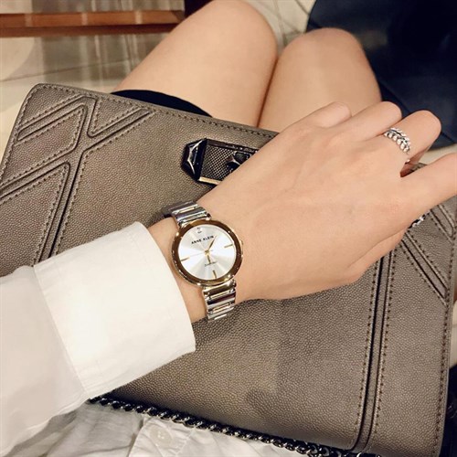 Đồng hồ ANNE KLEIN 28 mm Nữ AK/2435SVTT Màu Bạc