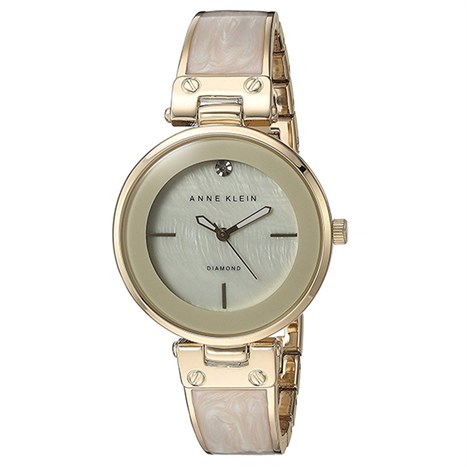 Đồng hồ ANNE KLEIN 34 mm Nữ AK/2512IVGB Màu Vàng Hồng