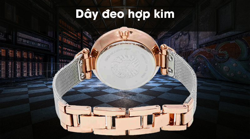 Đồng hồ Nữ Anne Klein AK/3001SVRT có dây hợp kim Đồng hồ Nữ Anne Klein AK/3001SVRT có dây hợp kim