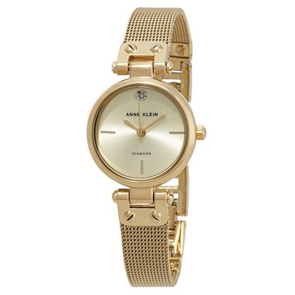 Đồng hồ Nữ Anne Klein AK 3002CHGB - Đính kim cương