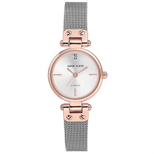 Đồng hồ ANNE KLEIN 26 mm Nữ AK/3003SVRT Màu Bạc