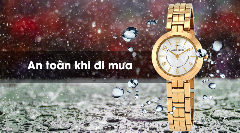 Đồng hồ Nữ Anne Klein AK/3070MPGB an toàn khi đi mưa Đồng hồ Nữ Anne Klein AK/3070MPGB an toàn khi đi mưa