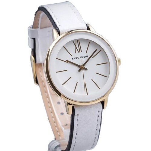 Đồng hồ ANNE KLEIN 37 mm Nữ AK/3252WTBK Màu Trắng