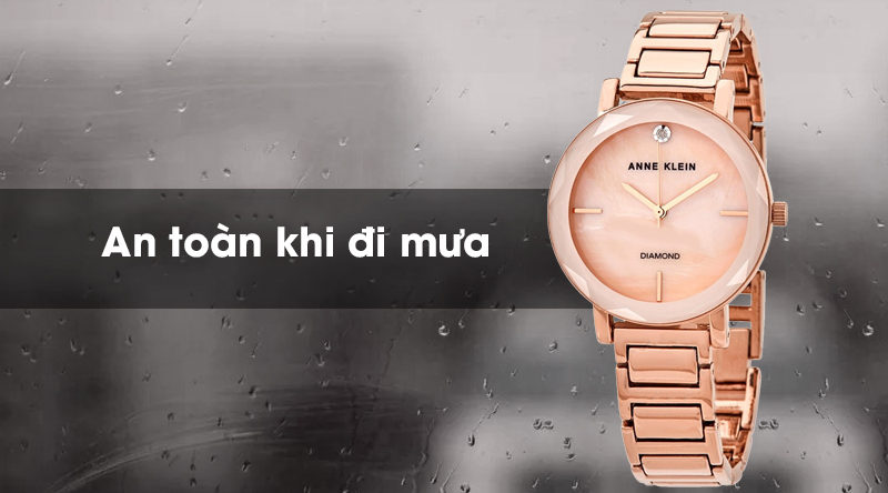 Đồng hồ nữ Anne Klein AK/3278PMRG - Đính kim cương an toàn khi đi mưa Đồng hồ nữ Anne Klein AK/3278PMRG - Đính kim cương an toàn khi đi mưa