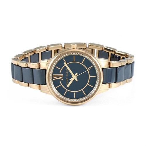 Đồng hồ Nữ Anne Klein AK/3344NVRG Màu Đen