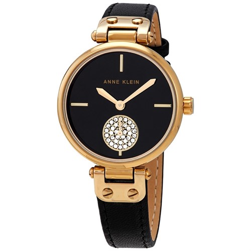 Đồng hồ ANNE KLEIN 34 mm Nữ AK/3380BKBK Màu Đen