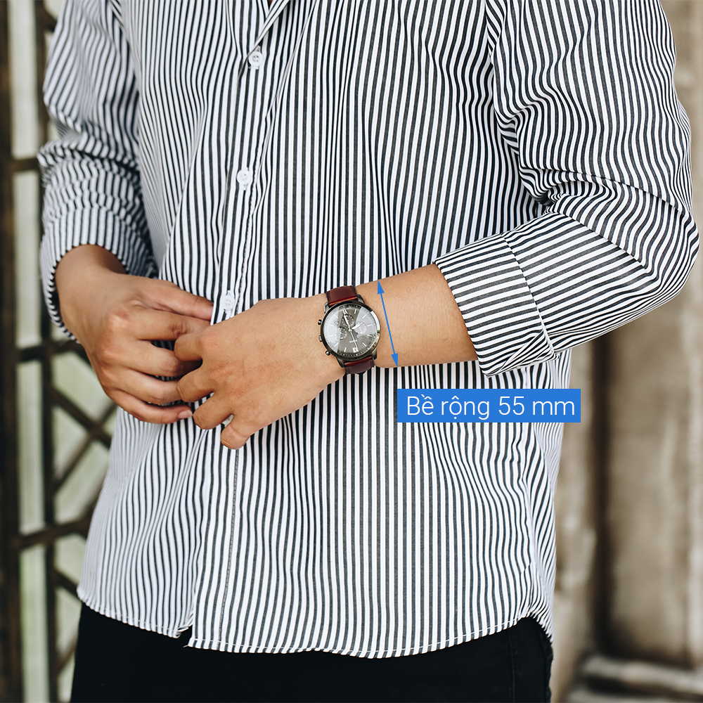 Đồng hồ FOSSIL Carlie 44 mm Nam FS5512