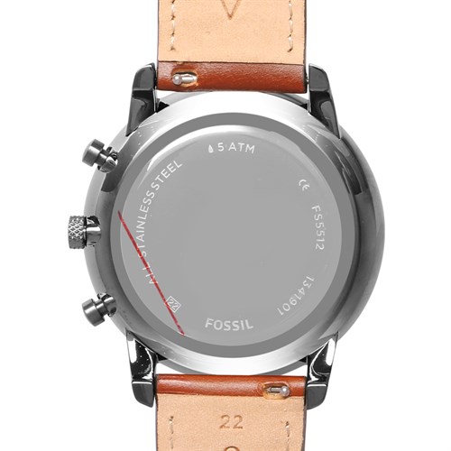 Đồng hồ FOSSIL Carlie 44 mm Nam FS5512 Màu Nâu