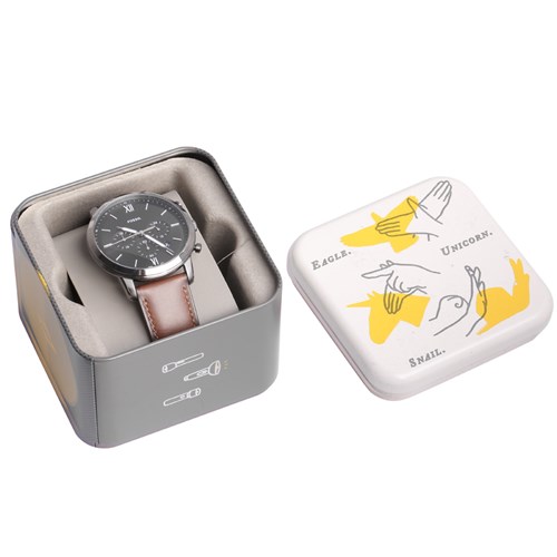 Đồng hồ FOSSIL Carlie 44 mm Nam FS5512 Màu Nâu