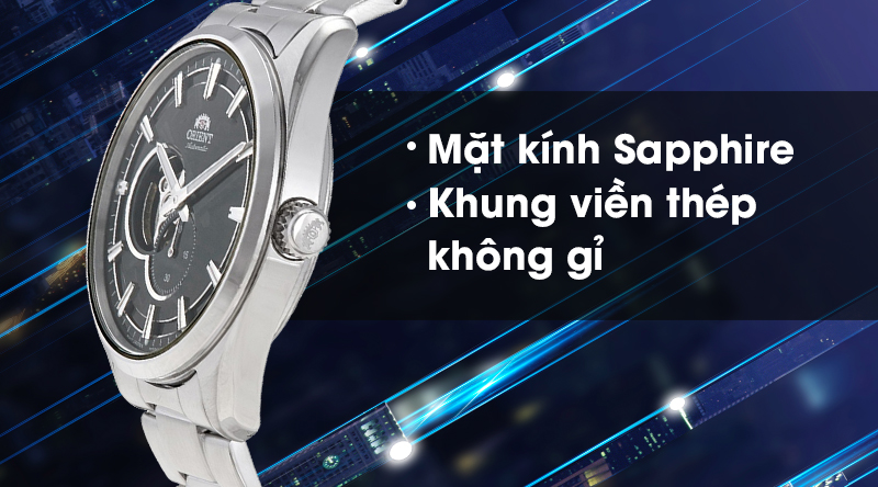 Đồng hồ nam Orient RA-AR0002B10B - Cơ tự động có mặt kính bền bỉ, khung viền chống ăn mòn Đồng hồ nam Orient RA-AR0002B10B - Cơ tự động có mặt kính bền bỉ, khung viền chống ăn mòn