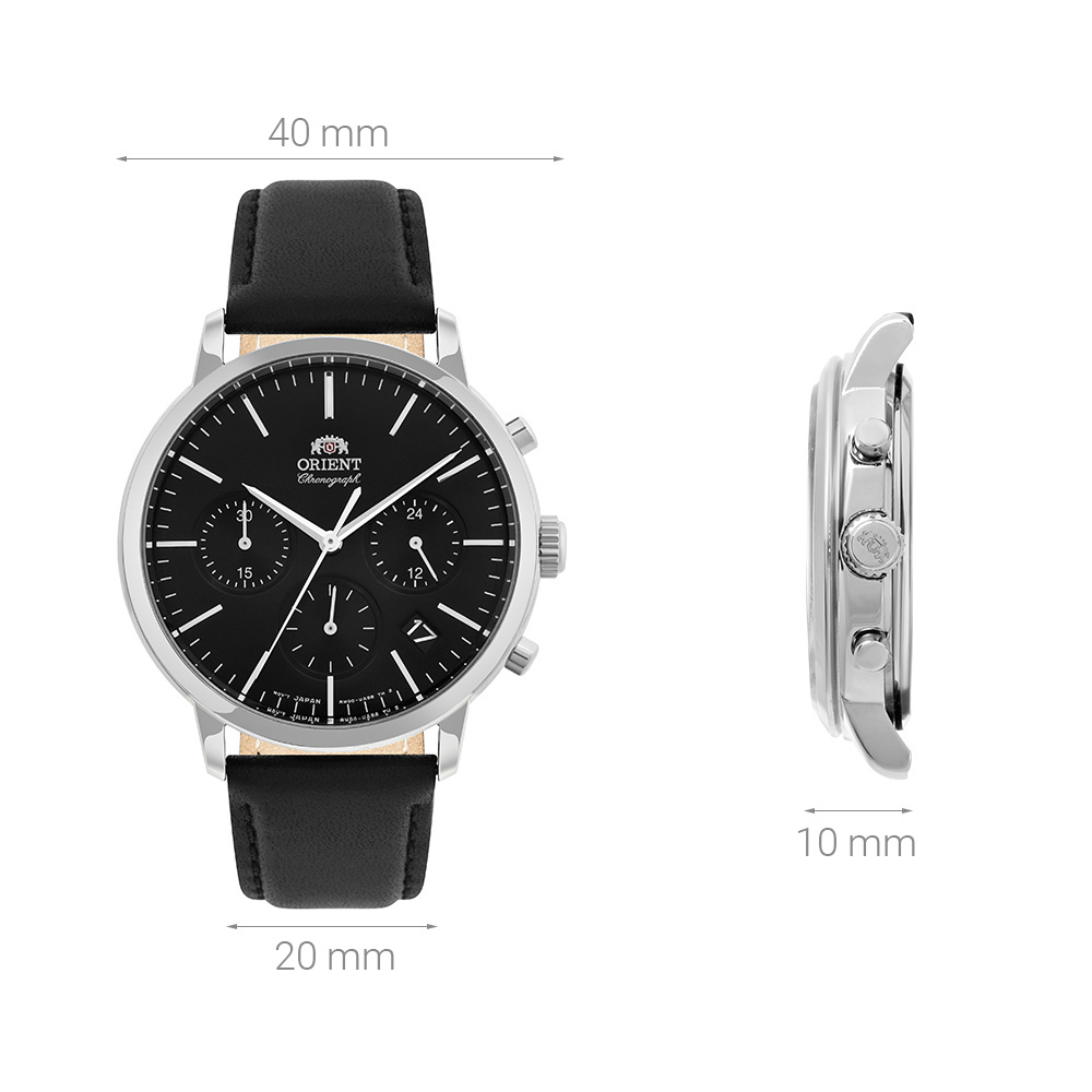 Đồng hồ ORIENT 40 mm Nam RA-KV0303B10B Màu Đen